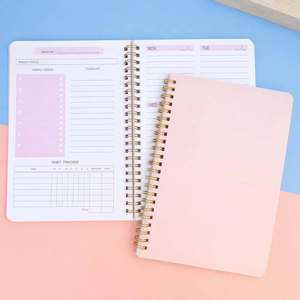 Planner Weekly Budget - A5 Haftalık Planlayıcı Spiral Günlük Planlayıcı