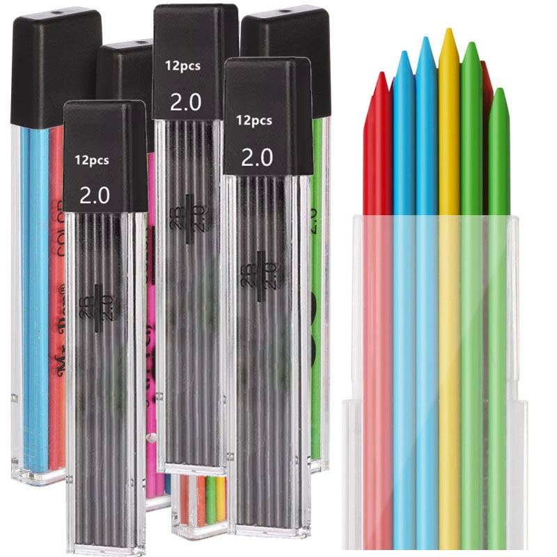 Mechanical Pencil Lead - 2.0mm Mekanik Kurşunkalemler Kurşun Yedekler 2B
