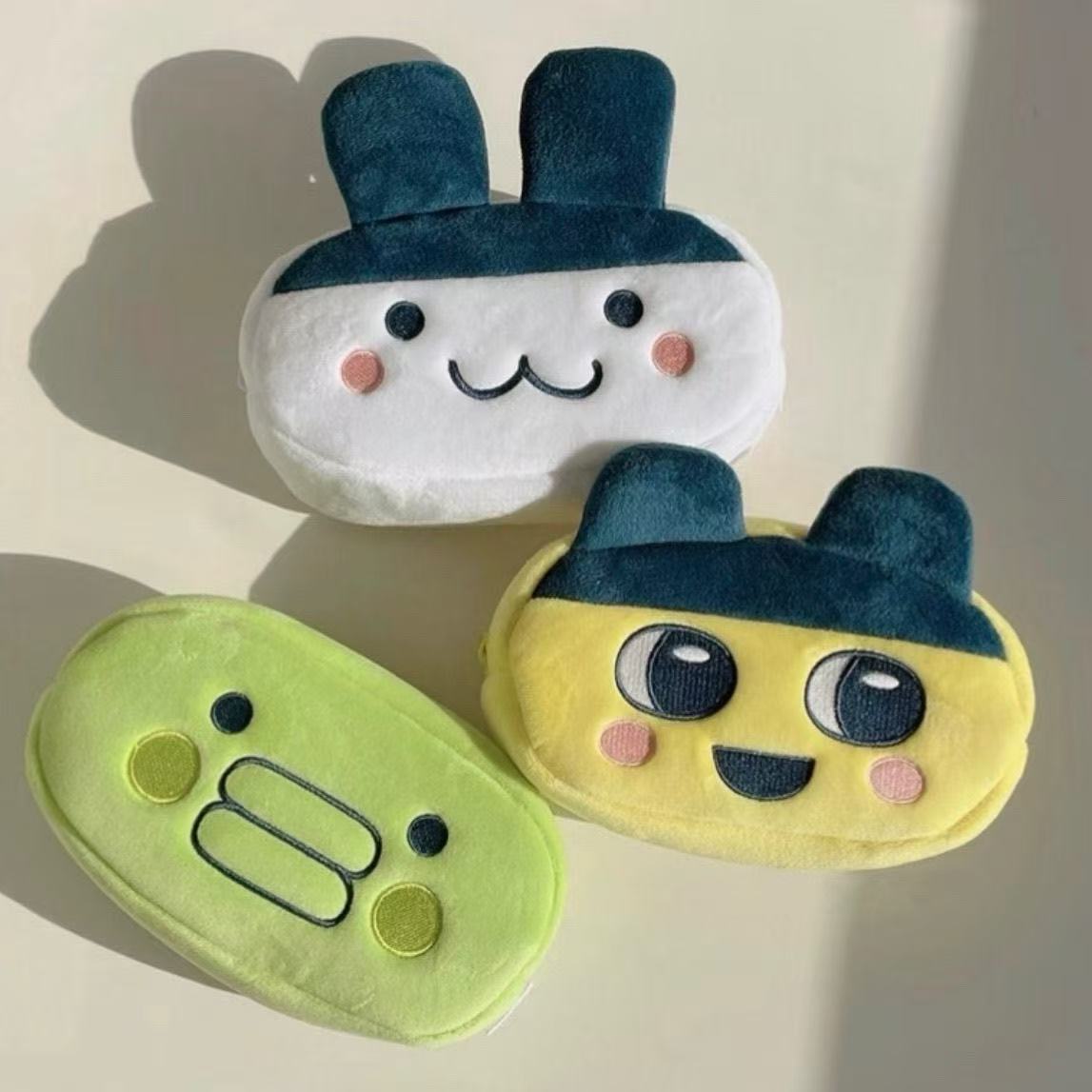 Pencil Case Large - Sevimli Tamagotchi Peluş Kalem Kutusu Retro