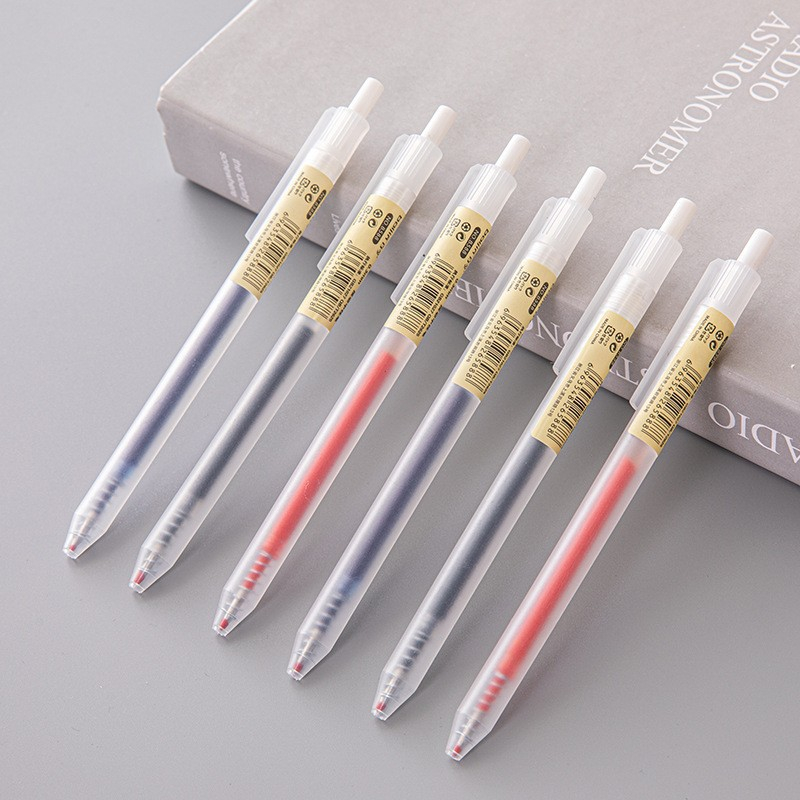 Stationery Supplies Business - 6/10 adet 0.5mm Geri Çekilebilir Jel