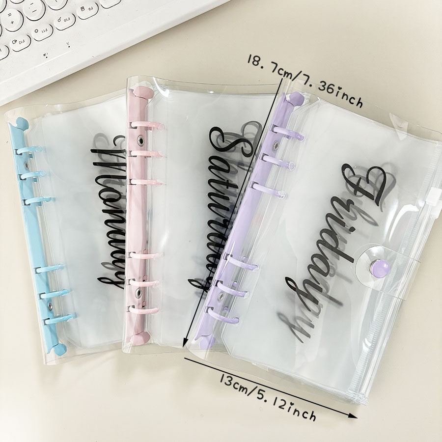 Planner Weekly Budget - SKYSONIC 1 Takım A6 Macarone Bağlayıcı