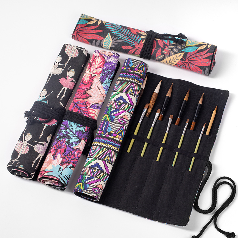 Pen Pouch Roll - 20 delik rulo kalem kutusu okul