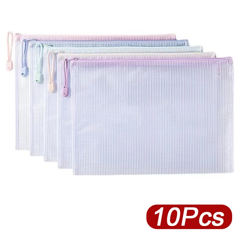 Is Stationery Office Supply - 5-30 adet Fermuarlı Örgü Çanta A4/A5