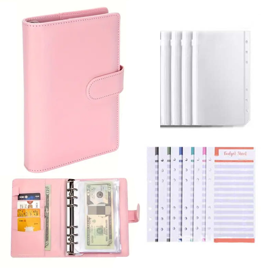 Planner Weekly Budget - PU Deri Bütçe Bağlayıcı Nakit Zarflar
