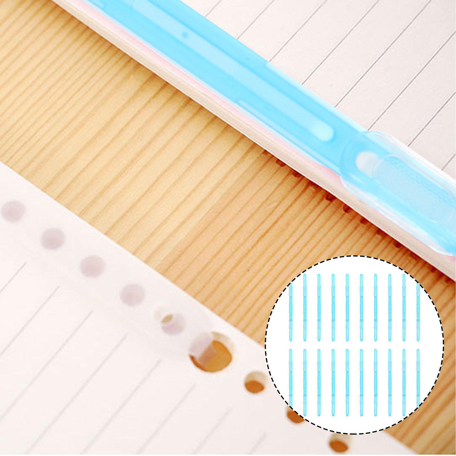 Ideal Stationery & Office Supply - 20 Adet Kırtasiye Klipsi Malzemeleri Plastik