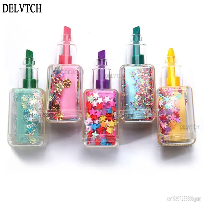 Highlighter Set Pastel - 5 adet Set Mini pullu oje