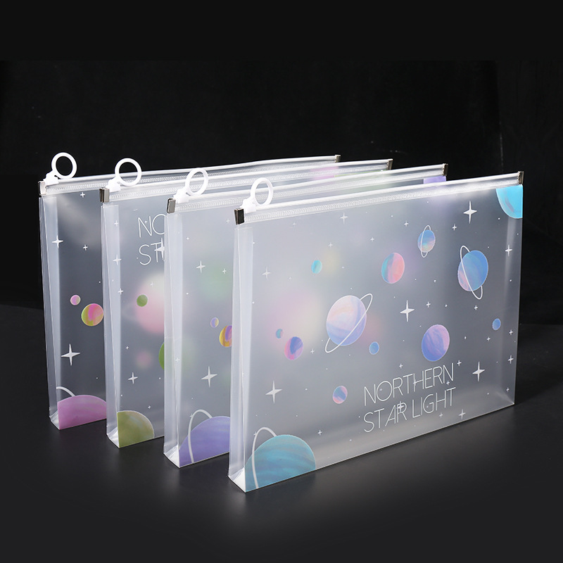 Is Stationery Office Supply - 4/12 adet A4 Uzay Fermuarlı Klasör