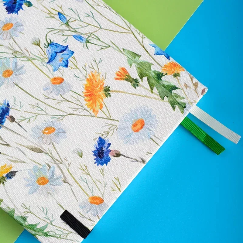 Notebook Dotted A5 - Yeni Corderona Çiçek Desenli Noktalı Günlük