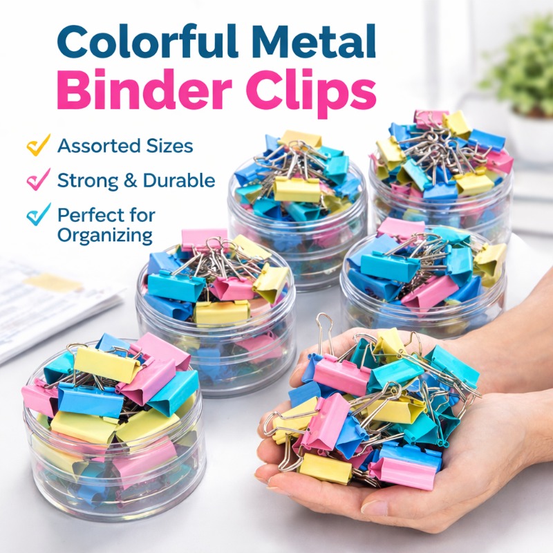 40 Adet/Set Uzun Renkli Metal  - Is Stationery Office Supply incelemesi ve fiyatı