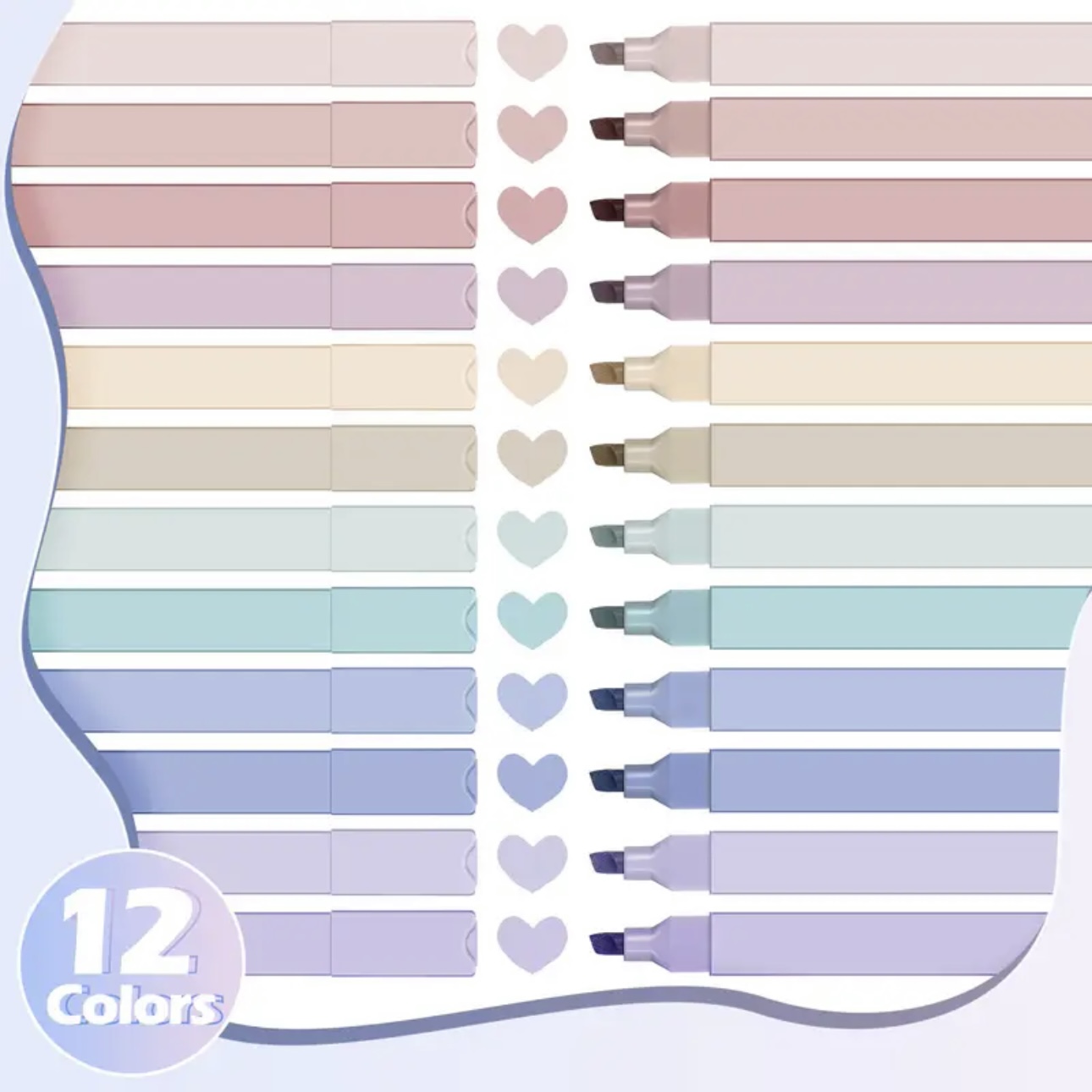 12/60 adet Estetik Fosforlu Ka - Highlighter Set Pastel incelemesi ve fiyatı