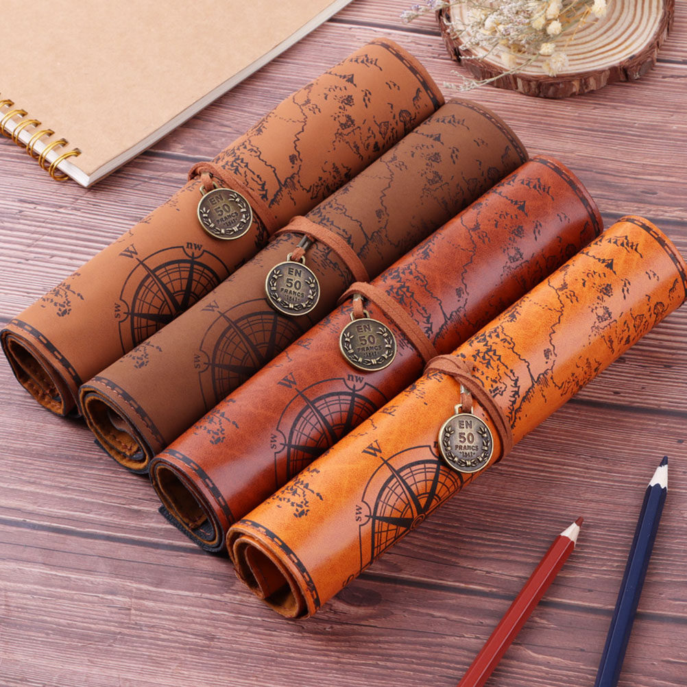 2 Adet Vintage Kalem Kutusu PU - Pen Pouch Roll incelemesi ve fiyatı