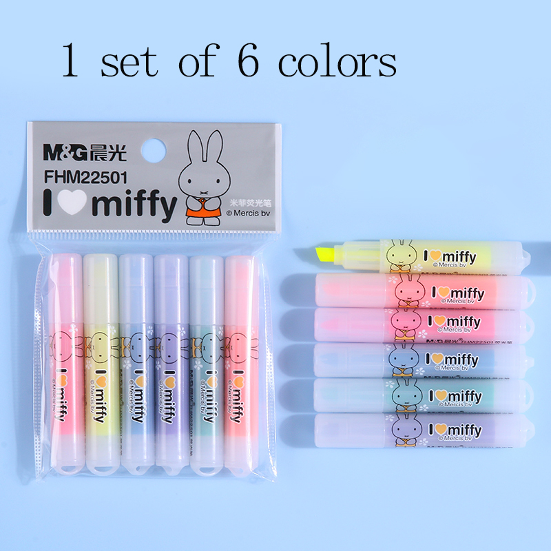 M&G Fosforlu Kalem Açılı Uçlu  - Highlighter Set Pastel incelemesi ve fiyatı
