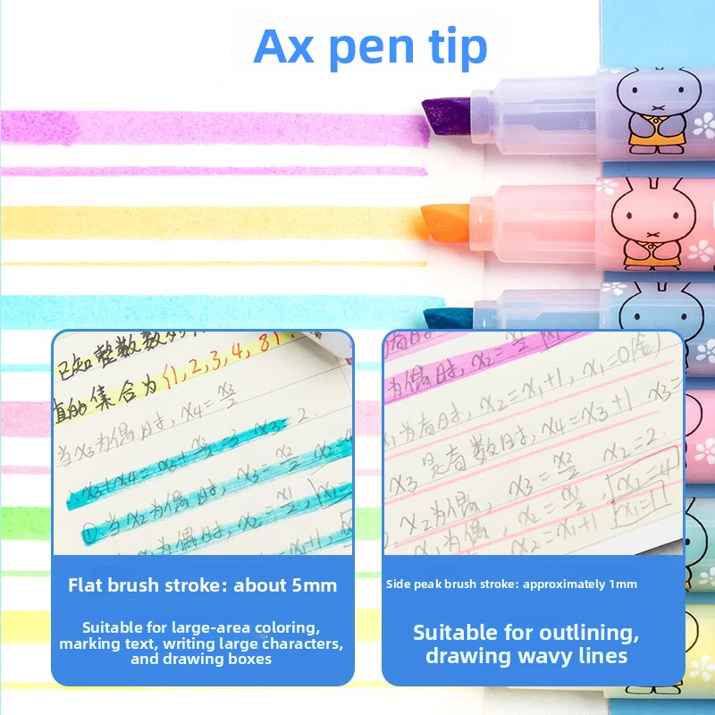 M&G Fosforlu Kalem Açılı Uçlu  - Highlighter Set Pastel incelemesi ve fiyatı