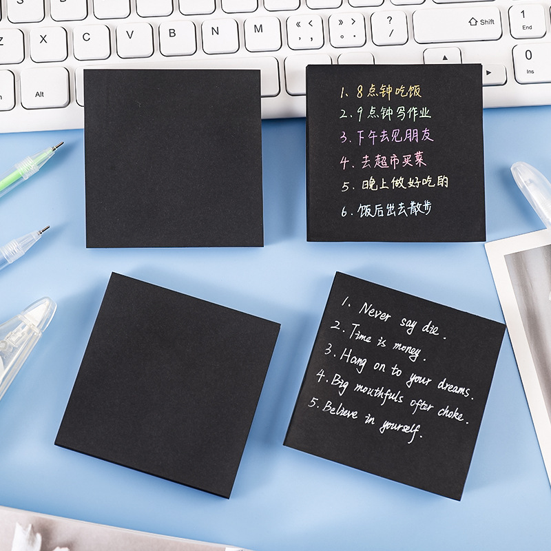Siyah N Kez Yapışkan Notlar Ya - Office Stationery Supply List incelemesi ve fiyatı