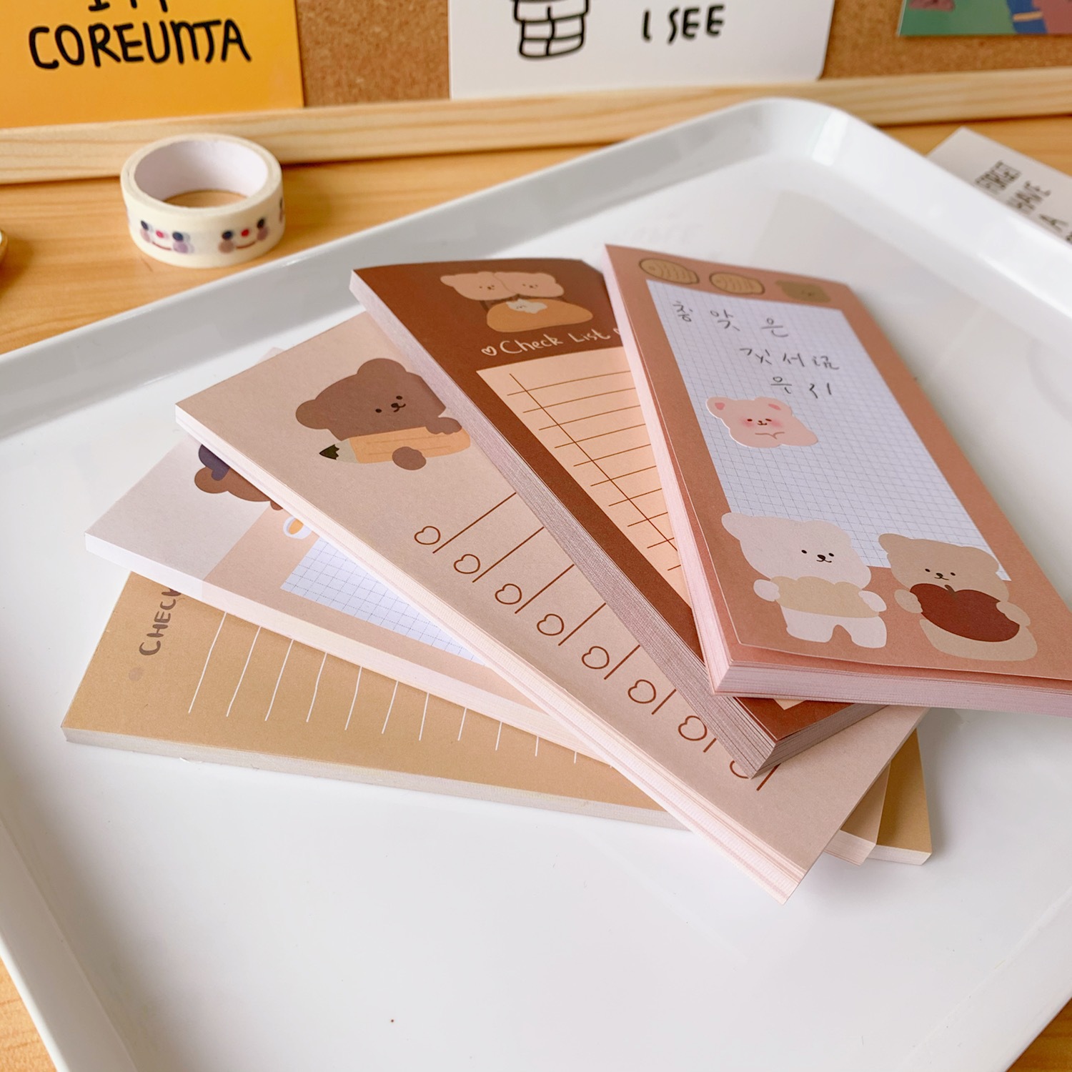 Kawaii sevimli kore çerez ayı  - Office Stationery Supply List incelemesi ve fiyatı
