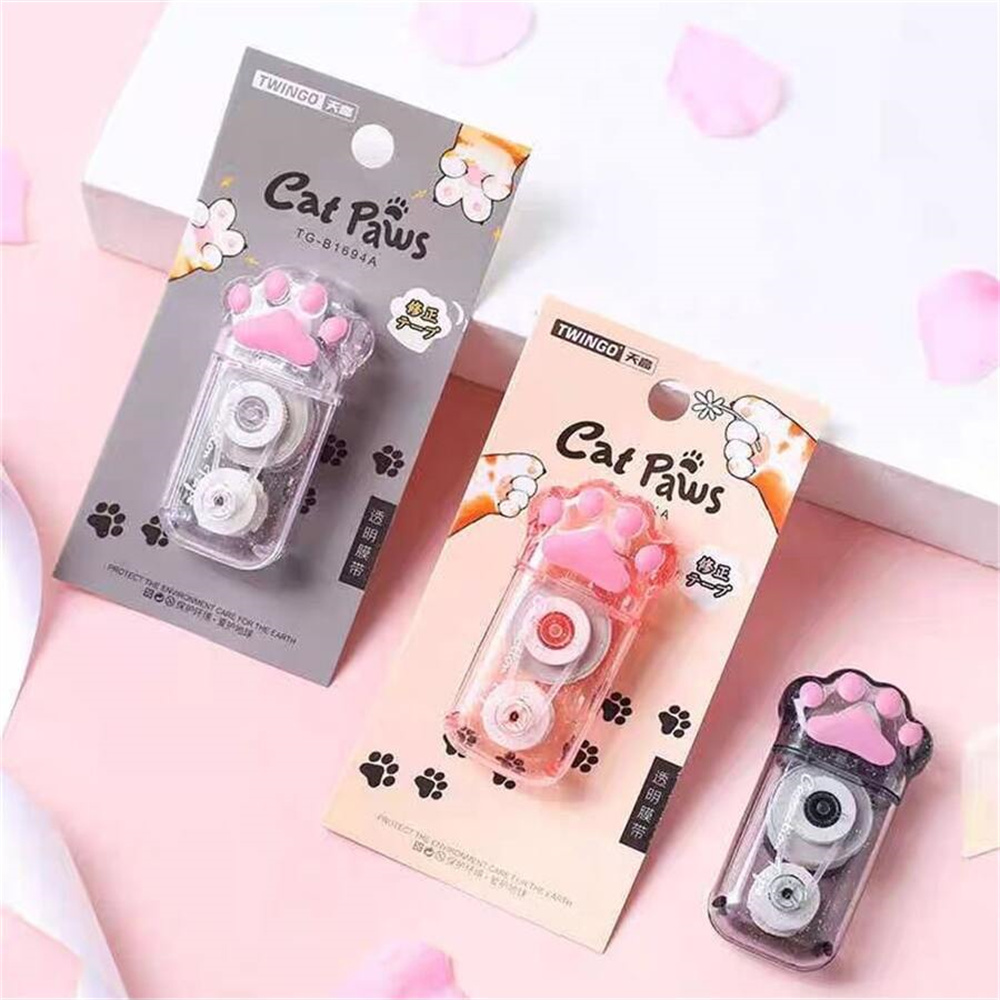 1 adet 6M karikatür kedi pençe - Correction Tape Roller incelemesi ve fiyatı