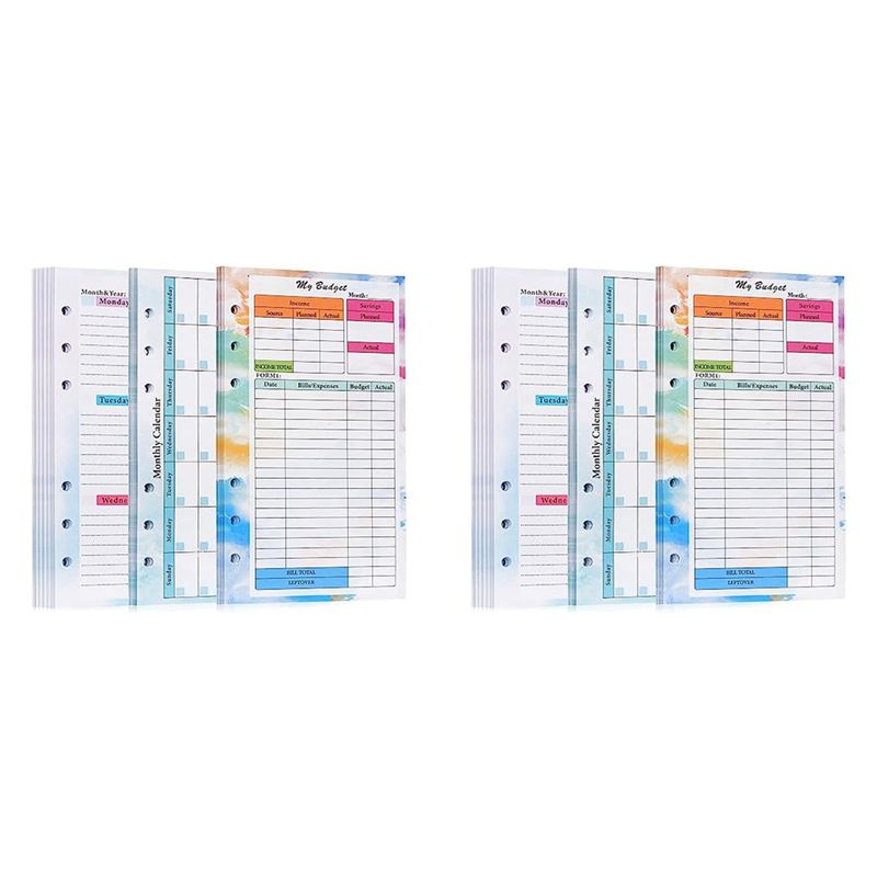 N36R-2 Set A6 Bütçe Planlayıcı - Planner Weekly Budget incelemesi ve fiyatı