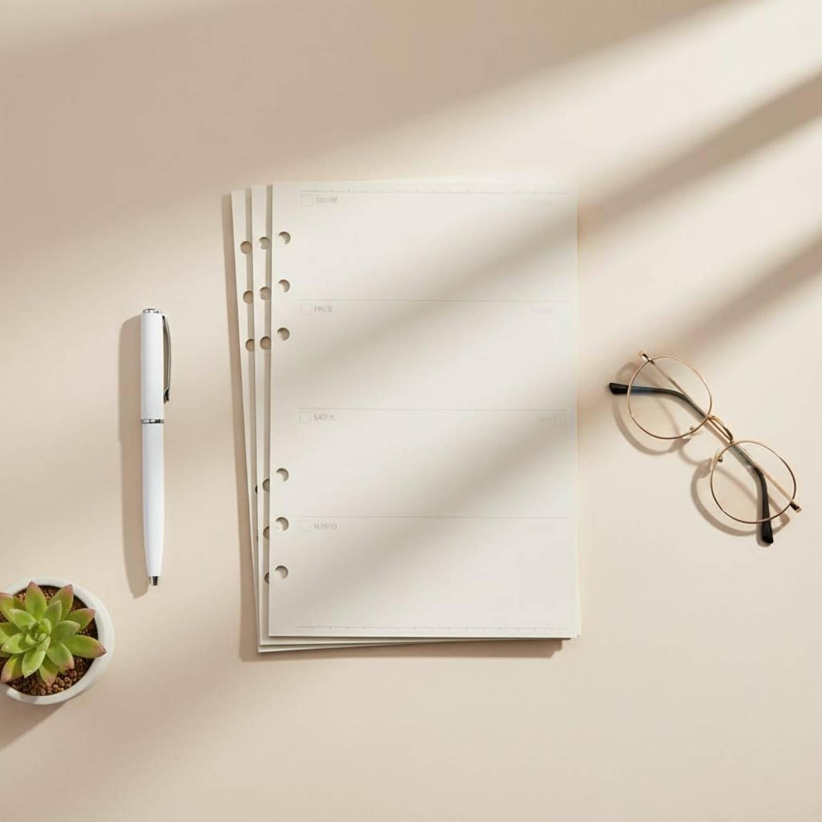A6 A5 B5 Haftalık Planlama ve  - Planner Weekly Budget incelemesi ve fiyatı