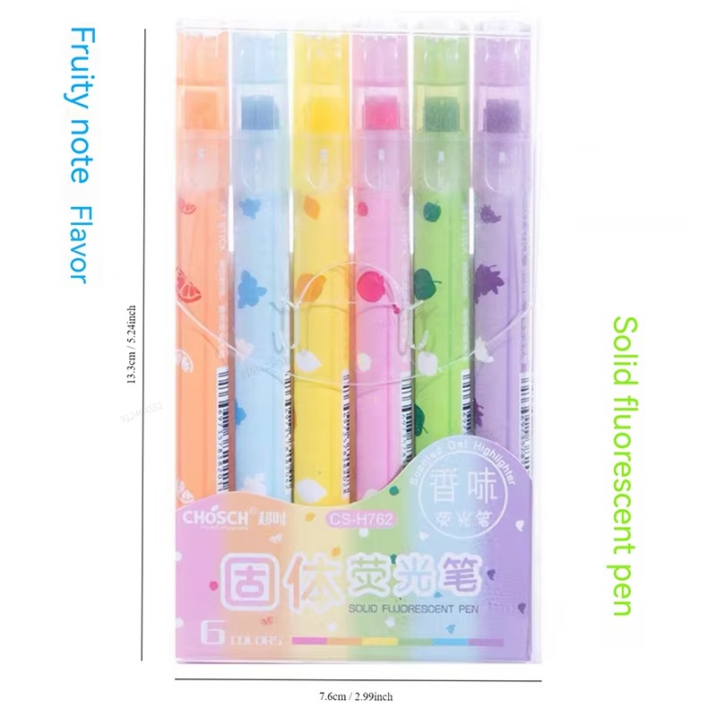 6 Renk/set Pastel Jel Fosforlu - Highlighter Set Pastel incelemesi ve fiyatı